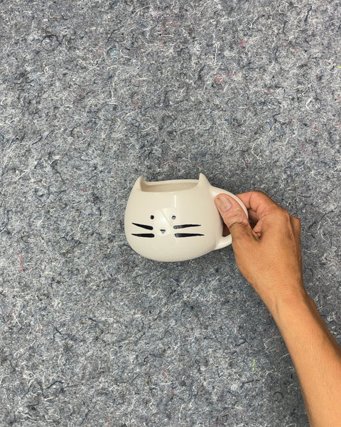 Cat Face Ceramic Mug