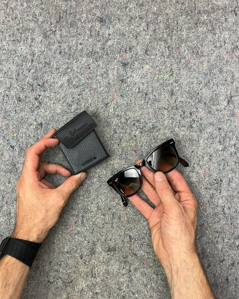 Ray-Ban Folding Wayfarer Sunglasses With Darker Havana Frame