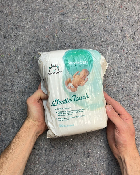 And Another Set Of 30 Mama Bear Gentle Touch Diapers, Newborn