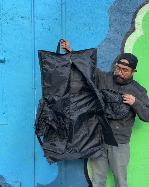 Black Garment Duffel Bag