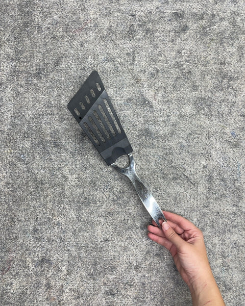 Slotted Nylon Turner Spatula with Stainless Steel Handle