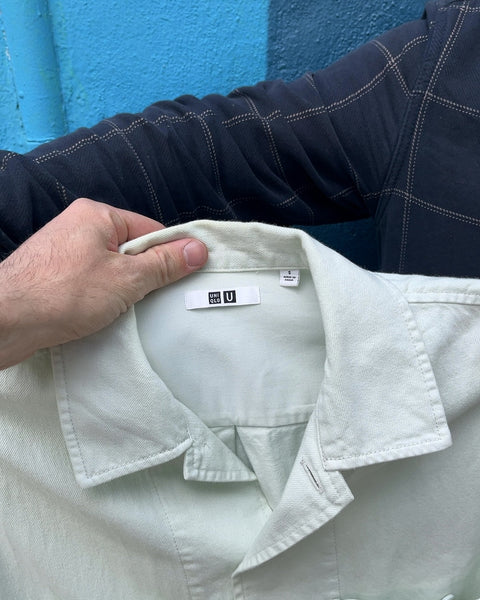 Uniqlo U Oversized Work Short-Sleeve Shirt, Size S