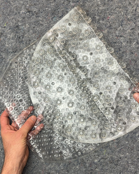 Clear Plastic Shower Mat, L30"