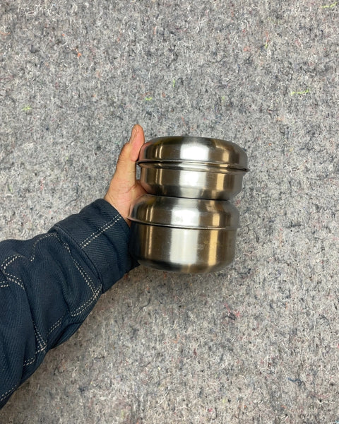 Stainless Steel Food Containers, Set of 2