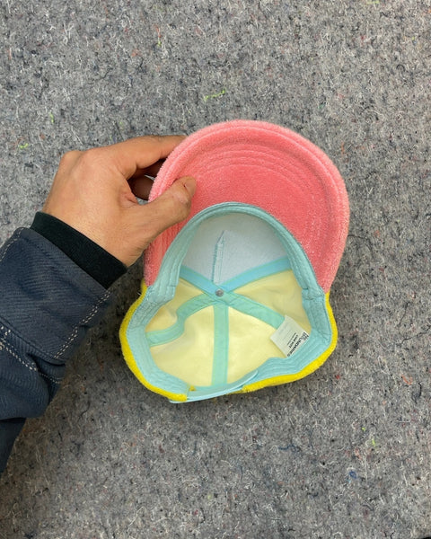 Color Block Terry Cloth Baseball Cap