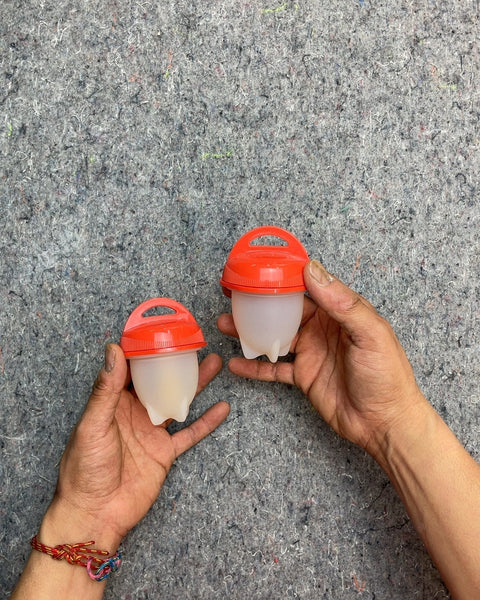 Two Silicone Egg Cookers