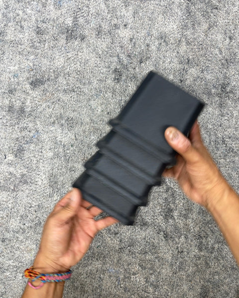 Black Plastic Bed and Furniture Risers, 3x4”