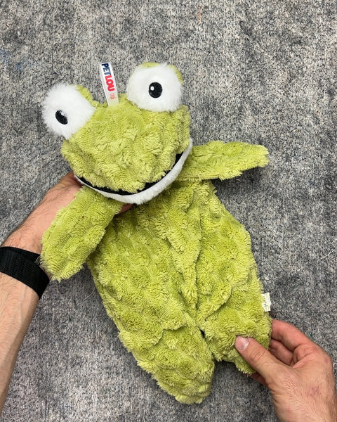 Petlou Fuzzy Friends Frog Pet Toy