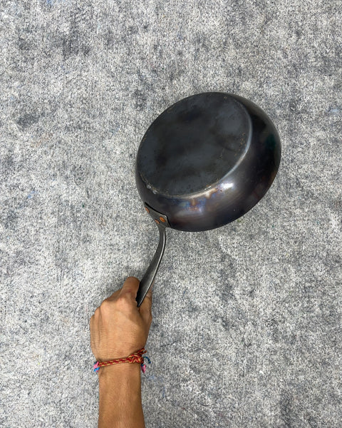 Sexy Camp Style Carbon Steel Skillet, 8”