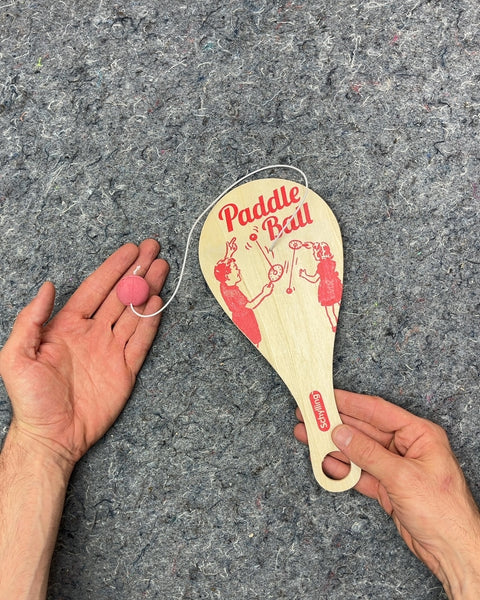 Schylling Wooden Paddle Ball Game