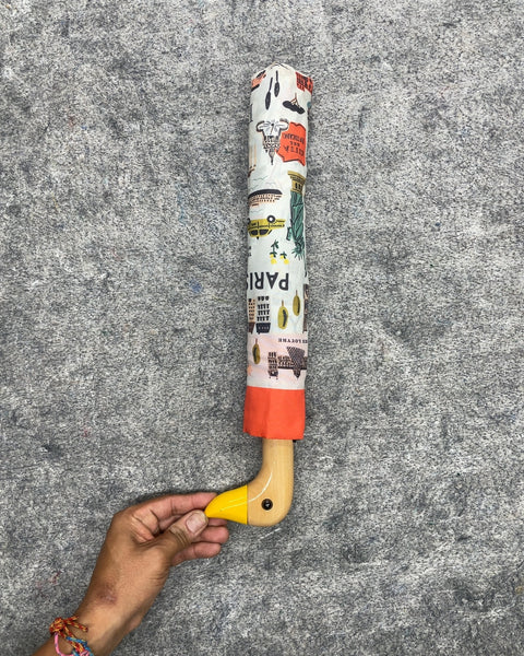 Rifle Paper Co. Travel Cities Duck Head Umbrella
