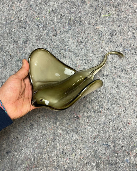 Glass Stingray Figurine