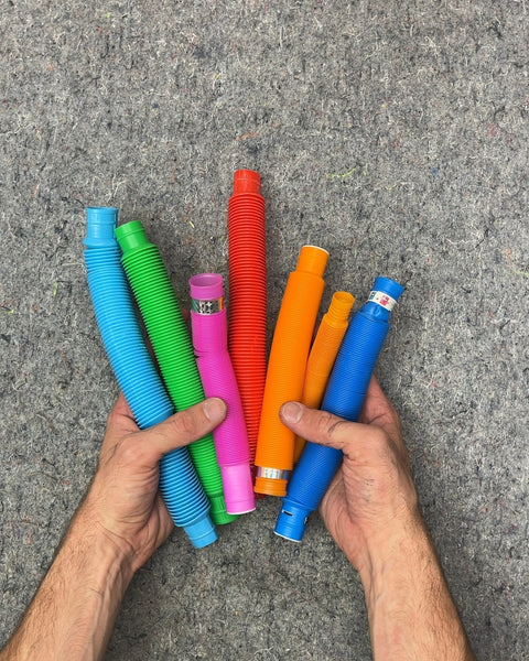 Colorful Pop Tubes Fidget Toys