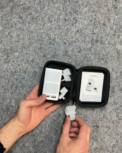 Universal Travel Adapter with Case