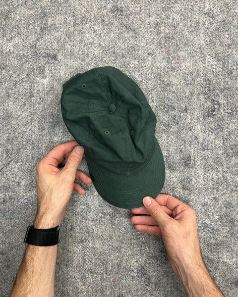 Newhattan Forest Green Cotton Baseball Cap, Size One Size