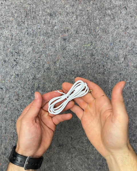 White Auxiliary Audio Cable