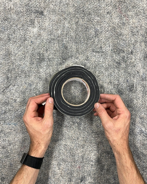 Self-adhesive Black Foam Weather-Stripping Tape