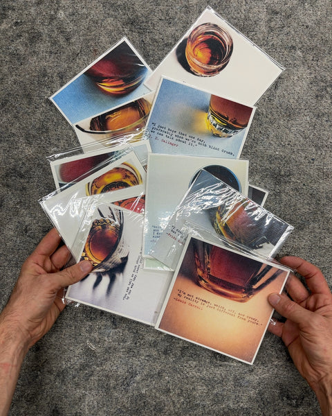 A Lot Of Literary Quotes Drink Photography Greeting Cards Pack