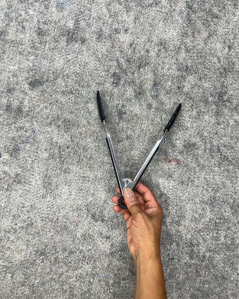 Silicone Tipped Stainless Steel Kitchen Tongs