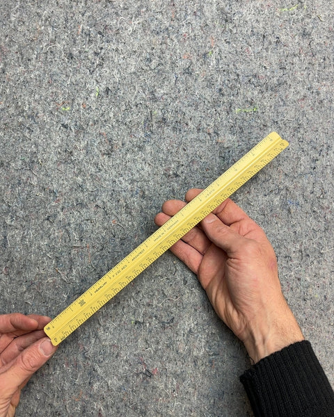 Yellow Triangular Scale Ruler