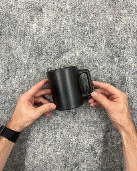 Big Black Wood Mug