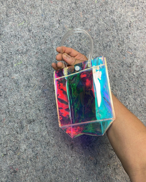 Iridescent Clear Tote Bag