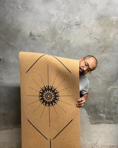 Body by Yoga Luxury Cork Yoga Mat