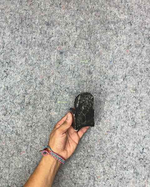 Miniature Black Chair Figurine
