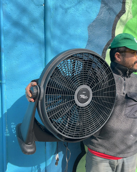 Stalwart Black Shop Fan