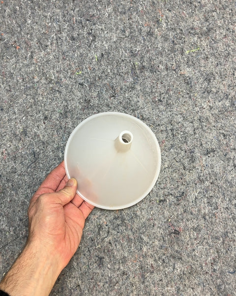 White Plastic Funnel
