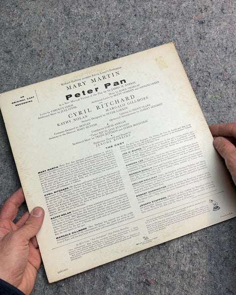 Mary Martin as Peter Pan Original Cast Recording Vinyl