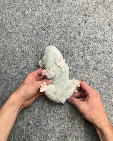 White Plush Rat Toy
