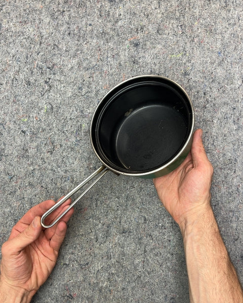 Vintage Chantal Enamel Coated Steel Saucepan