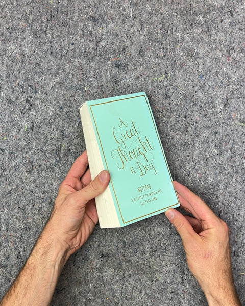 A Great Thought A Day Notepad
