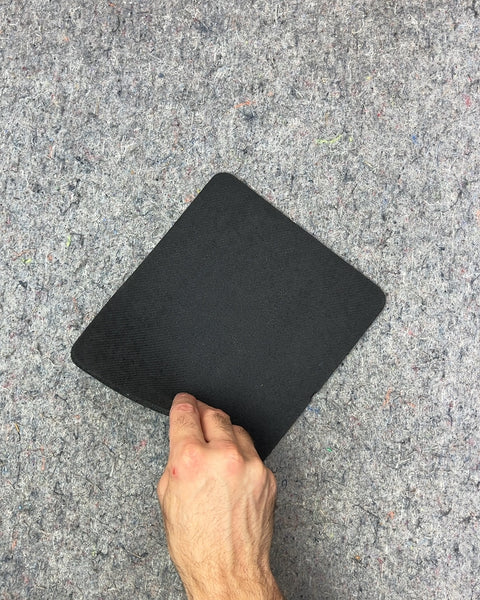 Simple Black Square Mouse Pad