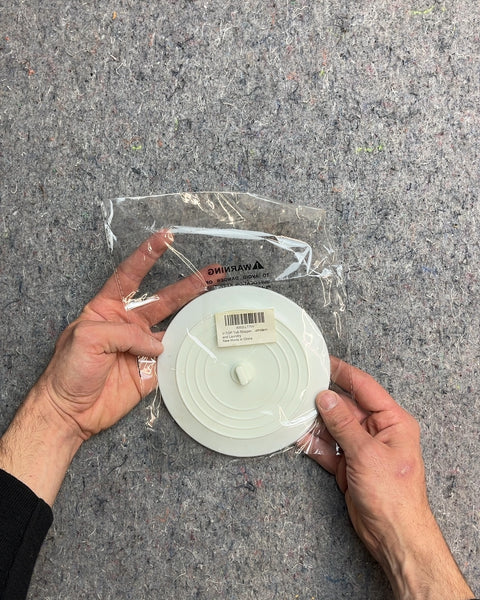 White Silicone Drain Stopper
