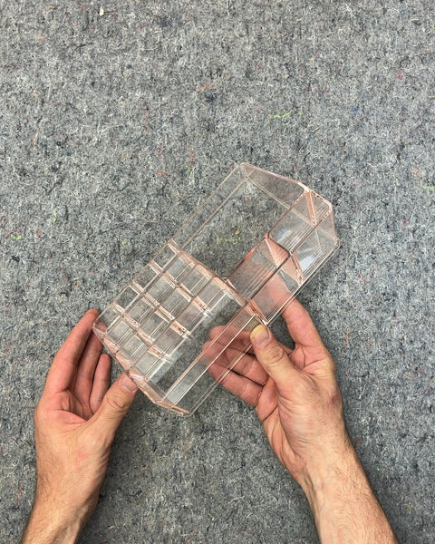 Pink Acrylic Makeup Organizer