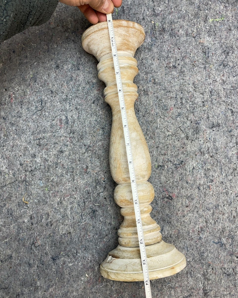 Wooden Candlestick Holder