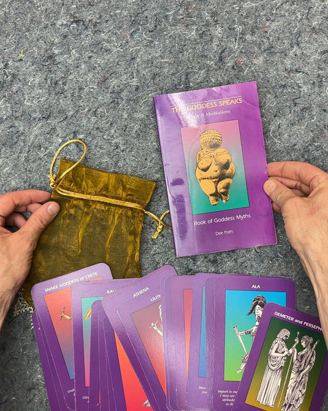 The Goddess Speaks Myths & Meditations Book and Cards by Dee Poth