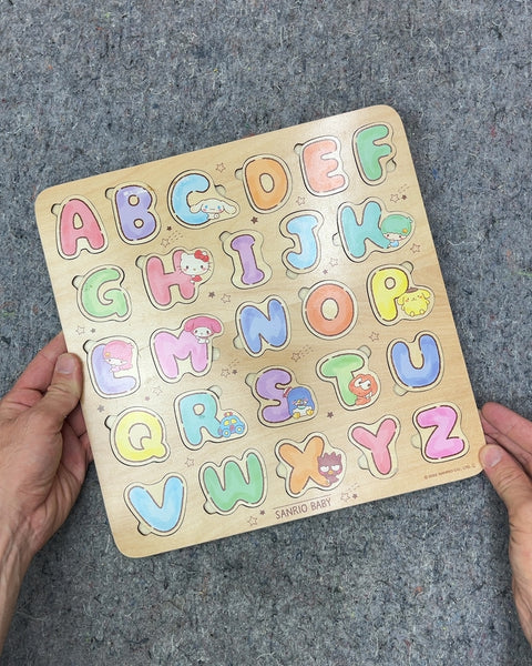 Sanrio Baby Wooden Alphabet Puzzle