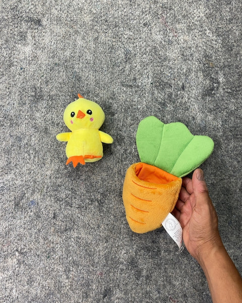 Chick in Carrot Plushie