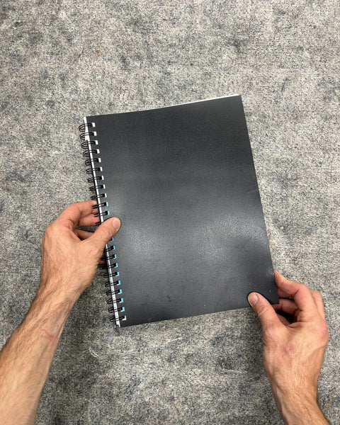 Black Spiral Bound Sketchbook Journal
