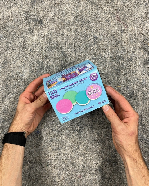 Fizzy Magic 4 Puck Shaped Fizzies with Mythical Surprises