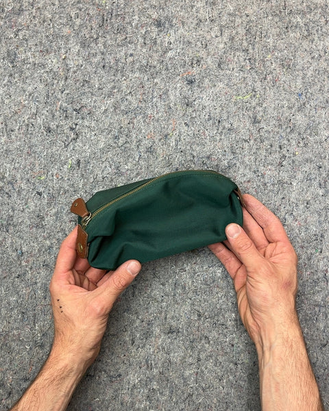 Green Canvas Zipper Pouch Perfect For Your Pens
