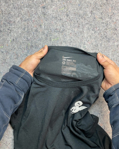 Nike Dri-FIT Black Graphic T-Shirt, Size M