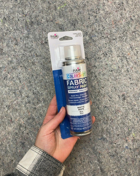Tulip ColorShot Fabric Spray Paint, Matte Blue
