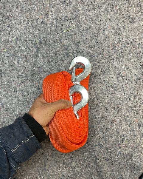 Serious Orange Tow Strap, 15000 lbs
