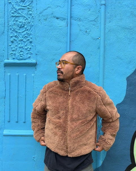 Patagonia Brown Fleece Jacket, Size M
