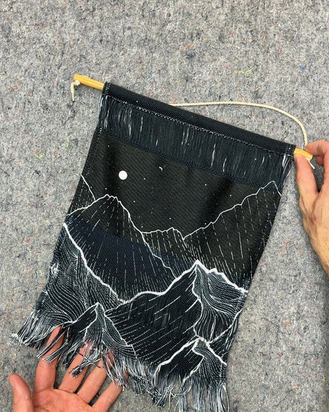 Mountain Landscape Wall Hanging, 10x14"