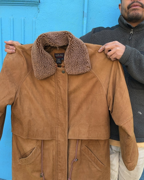 Vintage Jessi Lee Barn Jacket with Sherpa Collar, Size M
